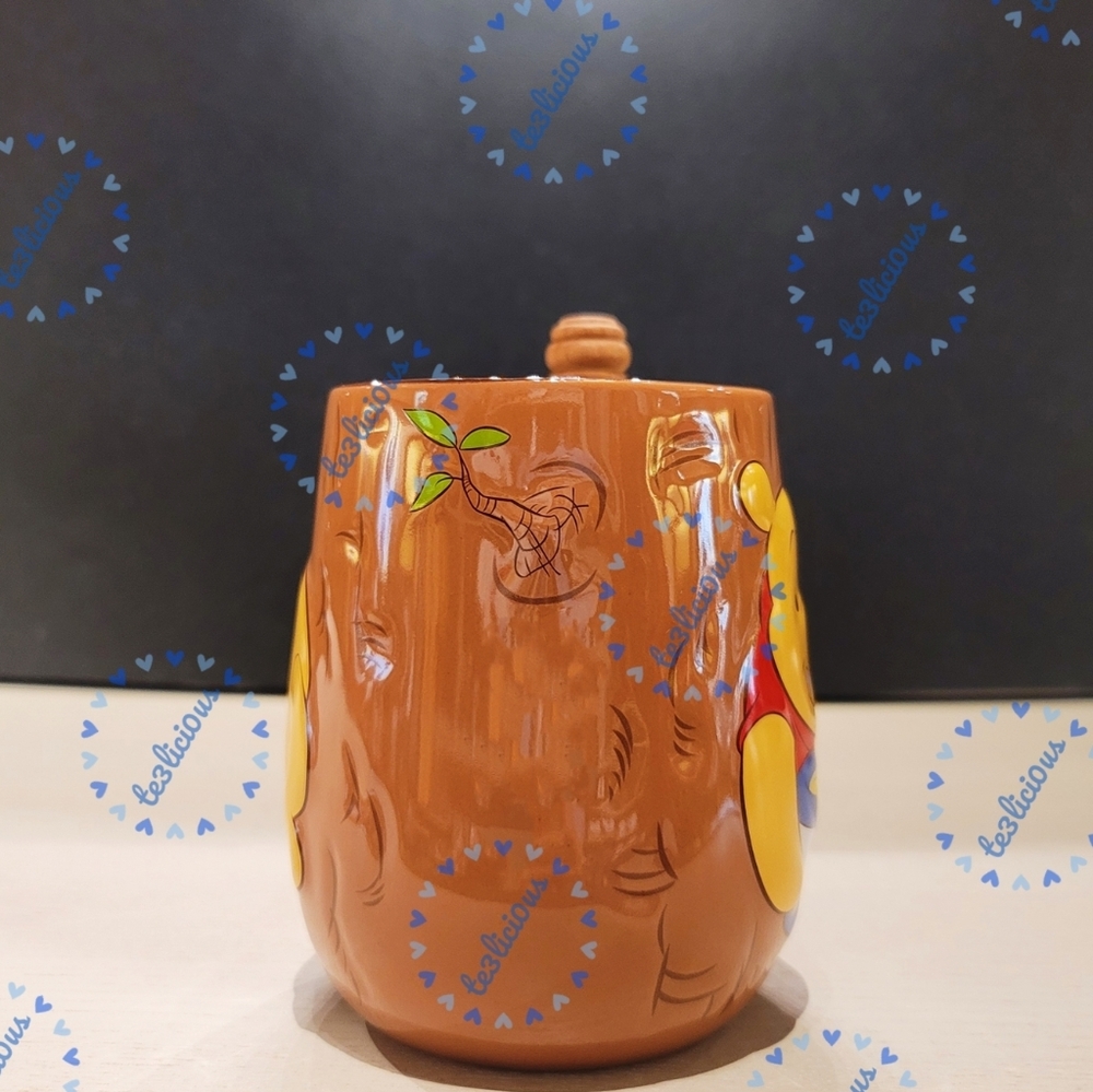 DISNEY PARKS WINNIE THE POOH HONEY DIPPER MUG SET - Picture 4 of 7